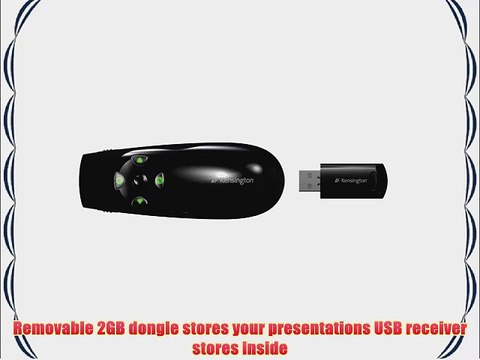 Kensington Wireless Presenter Expert with Green Laser Pointer