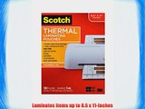 Scotch Thermal Pouches 5 mil 8.9 x 11.4-Inches 300/Pack (Package include OfficeSupplyExpress