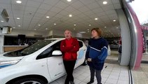 témoignage clients de Cahors sur la nissan leaf 100% electrique