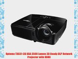 Optoma TX631-3D XGA 3500 Lumen 3D Ready DLP Network Projector with HDMI