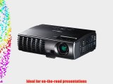 Optoma W304M WXGA 3100 Lumen Full 3D Portable DLP Projector with HDMI