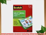 Scotch? Laminating Sheets LS854SS-10 9 Inches x 12 Inches Letter Size Single Sided 6-PACK (Package