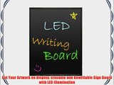 16x24 Flashing Illuminated Erasable Neon LED Writing Board Menu Sign with Remote Control and