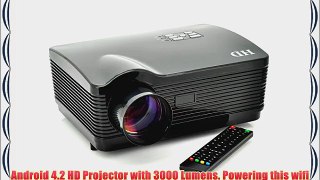 Multimedia HD 1080P LED Projector for Home Cinema by The Emperor of Gadgets? - Supports Laptop