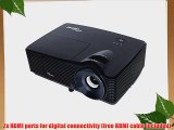 Optoma S311 Full 3D SVGA 3200 Lumen DLP Multimedia Projector with 2 HDMI Ports