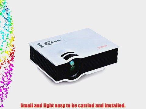 Aketek 800 Lumen HDMI Portable Mini LED Projector Home Cinema Theater AV/VGA/USB/SD/Micro USB