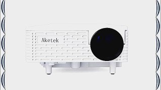 Aketek? Portable Mini LED Projector with USB SD VGA HDMI AV Multimedia for PartyHome Entertainment20000