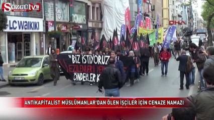 Antikapitalist Müslümanlar'dan 1 mayıs eylemi