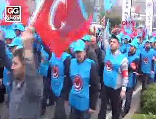 Türk-İş 1 Mayıs'ı Zonguldak'ta kutladı