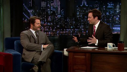 Nick Offerman Break Dances (Late Night with Jimmy Fallon)
