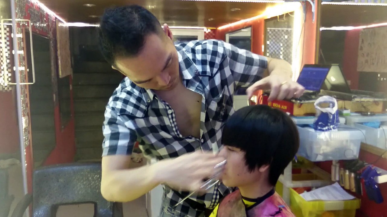 HANOI: YOUNG BEAUTY SHORT PIXIE HAIR CUT AND STYLING AT KORIGAMI SALON