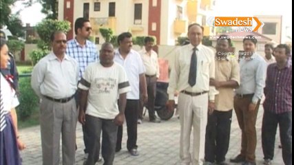 High Tension line wire falls on school