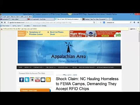 NC Homeless Hauled to FEMA camps & force RFID Chips