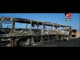 تفجير حافلة برأس الجورة بجنوب سيناء