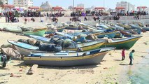 15 قاربا من بين عشرات مصادرة اعادتها اسرائيل لصيادي غزة