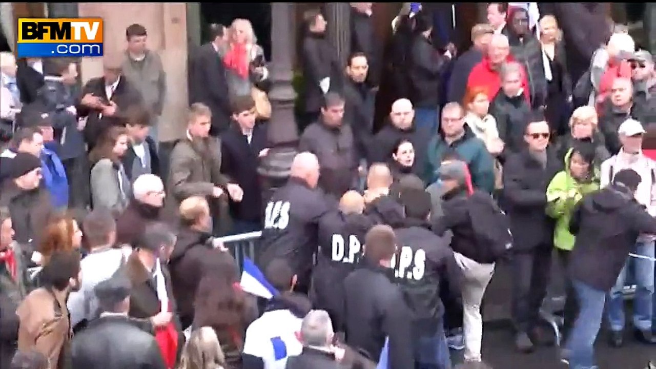 Défilé FN: trois journalistes de Canal+ agressés par des militants