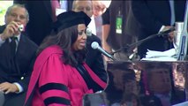 Aretha Franklin sings National Anthem at Harvard Commencement 2014