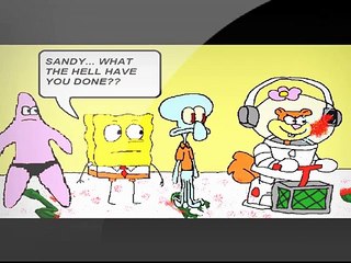 Spongebob in PARANORMAL ACTIVITY 3