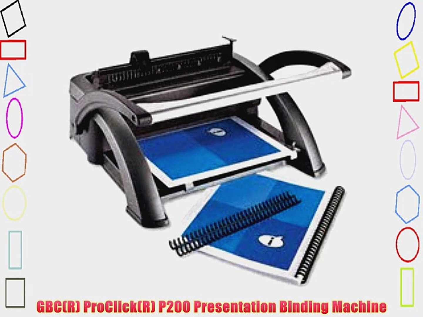 GBC(R) ProClick(R) P200 Presentation Binding Machine - video Dailymotion