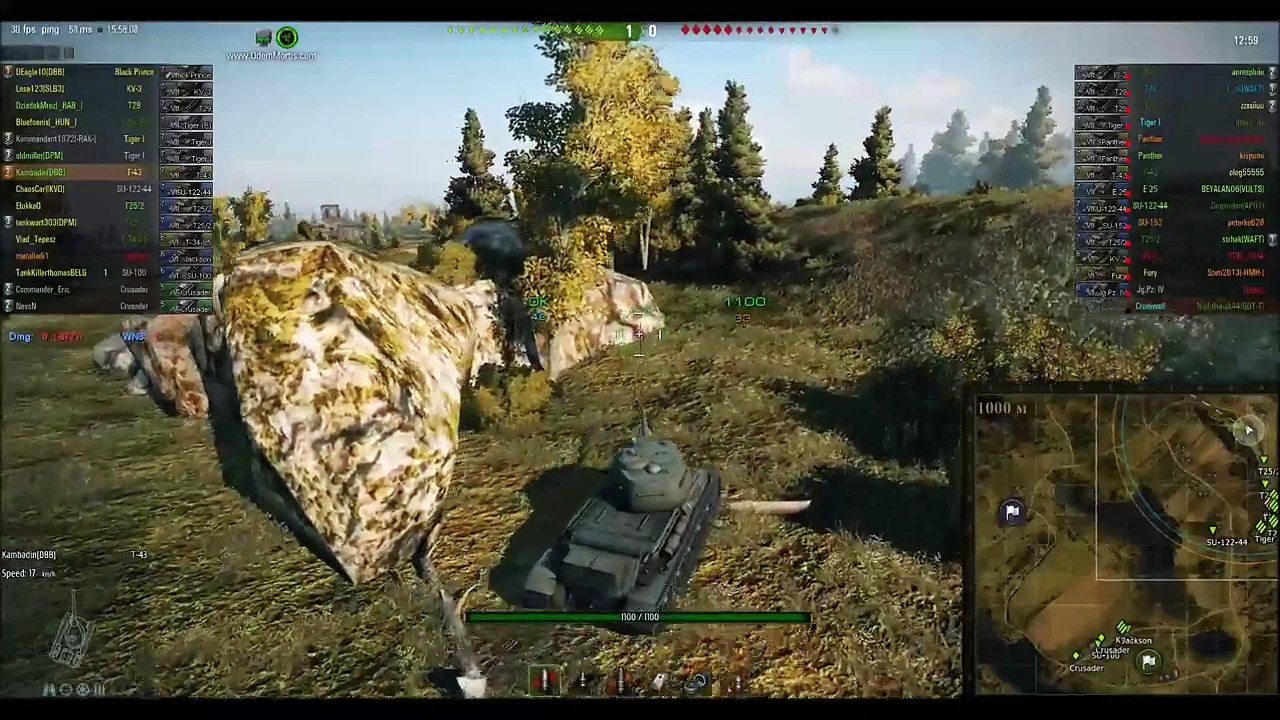 Let s play- world of tanks - livegefechte t-43