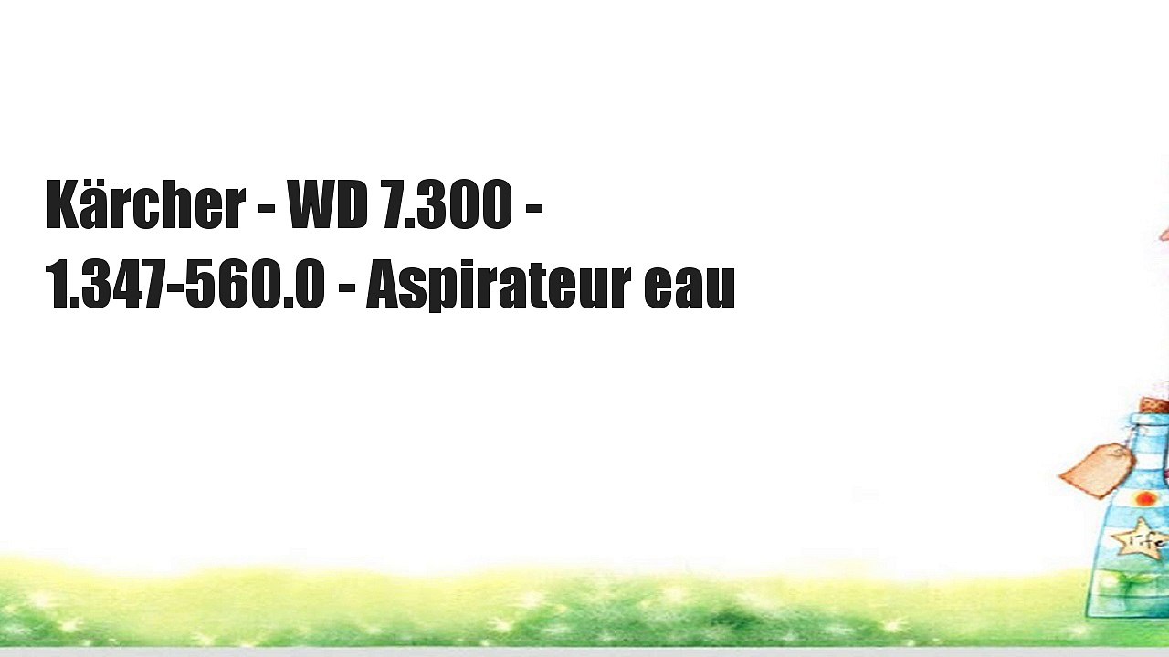 Kärcher - WD 7.300 - 1.347-560.0 - Aspirateur eau