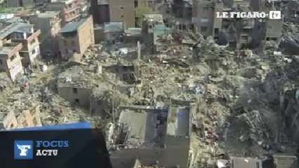 Népal : les dégâts impressionnants du séisme vus du ciel