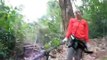 Gibbon Experience Laos Zipping Into Treehouse