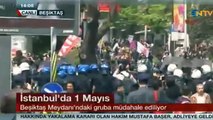 Beşiktaş'tan Taksim'e Yürümek İsteyen Gruba Polis Müdahalesi