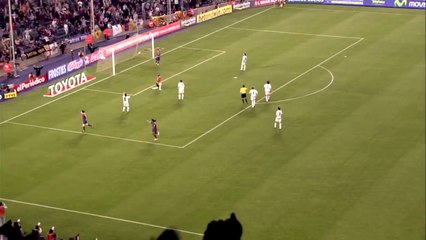 Leo messi first goal for barcelona