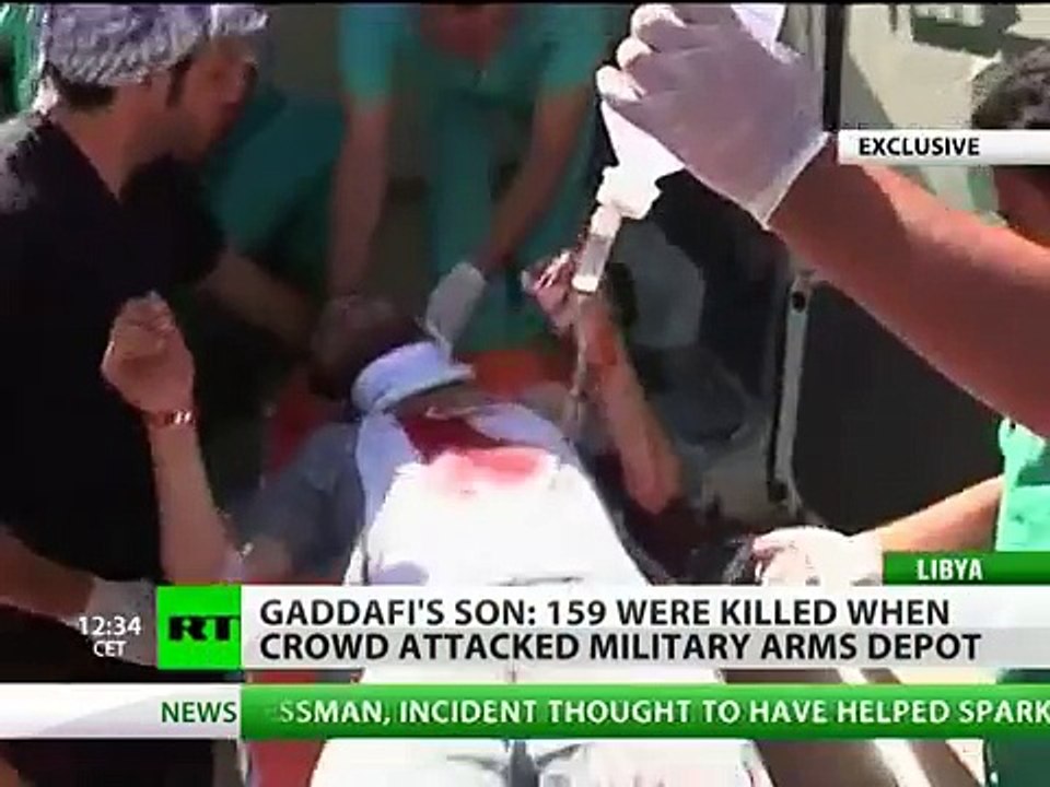 Gaddafi's son: Libya like McDonald's for NATO - fast war as fast food