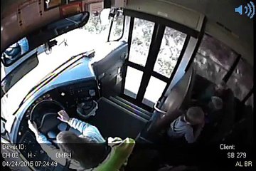 Driver speeds past Graham school bus, nearly hits 3 kids