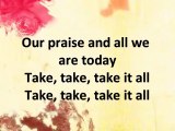 Take it All - Hillsong United w lyrics