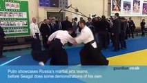 Steven Seagal meets Vladimir Putin at Martial Arts show