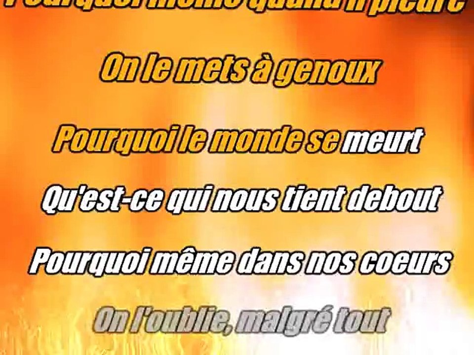 KARAOKE CHIMENE BADI - Pourquoi le monde a peur