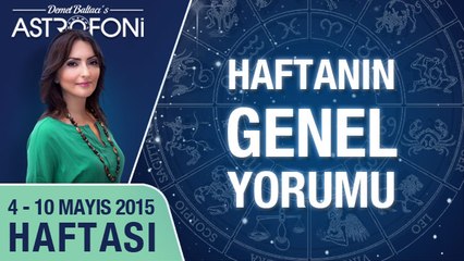 Haftalık astroloji ve burç yorumu videosu (4-10 Mayıs 2015)