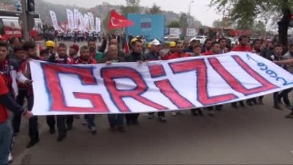 Zonguldak Türk-İş, 1 Mayıs'ı Zonguldak'ta Kutladı Ek