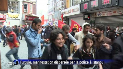 Istanbul:gaz lacrymogène et canons à eau contre les manifestants
