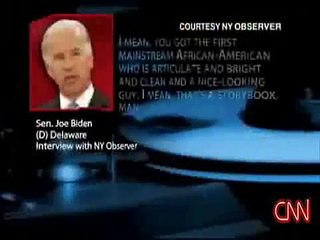Biden: Obama is first "CLEAN" African American
