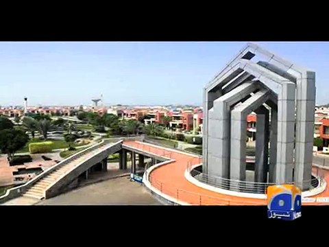 Bahria Town flyover, underpass inaugurated in Karachi-Geo Reports-01 May 2015