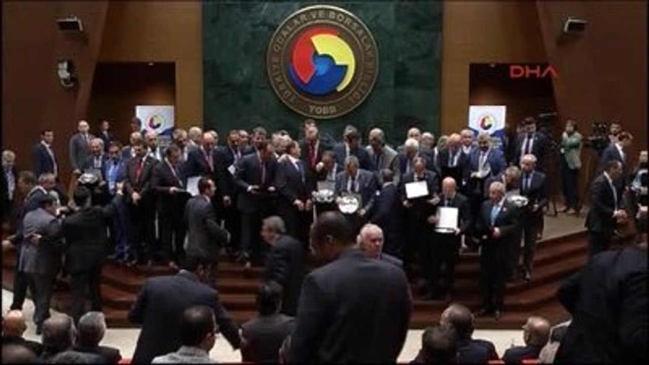 Erdoğan TOBB Genel Kurul Hizmet Şeref Belgesi ve Plaket Töreni'nde Konuştu 6