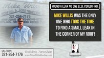 Melbourne Palm Bay FL Roof Leak Repair - Mike Willis Roofing Review