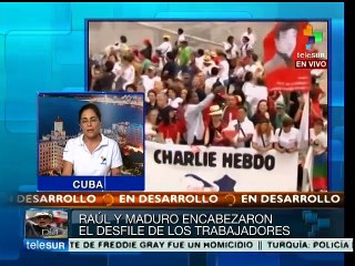 Después de 16 años los cinco héroes marchan con el pueblo cubano