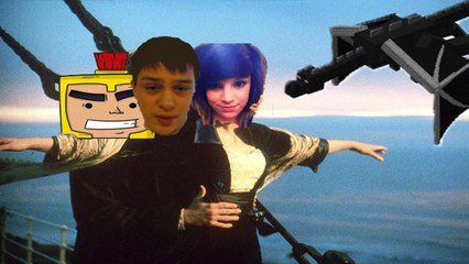 Minecraft DRAGONS MINIGAME - TITANIC EDITION - w/ Ashley and Noah