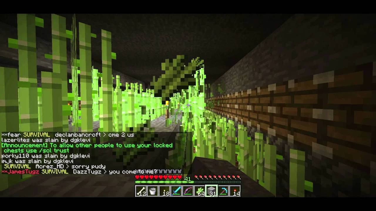 Best Way TO Farm Sugar Cane - Minecraft