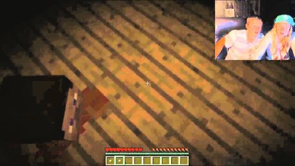 Girlfriend Plays MINECRAFT Horror Map - The Basement