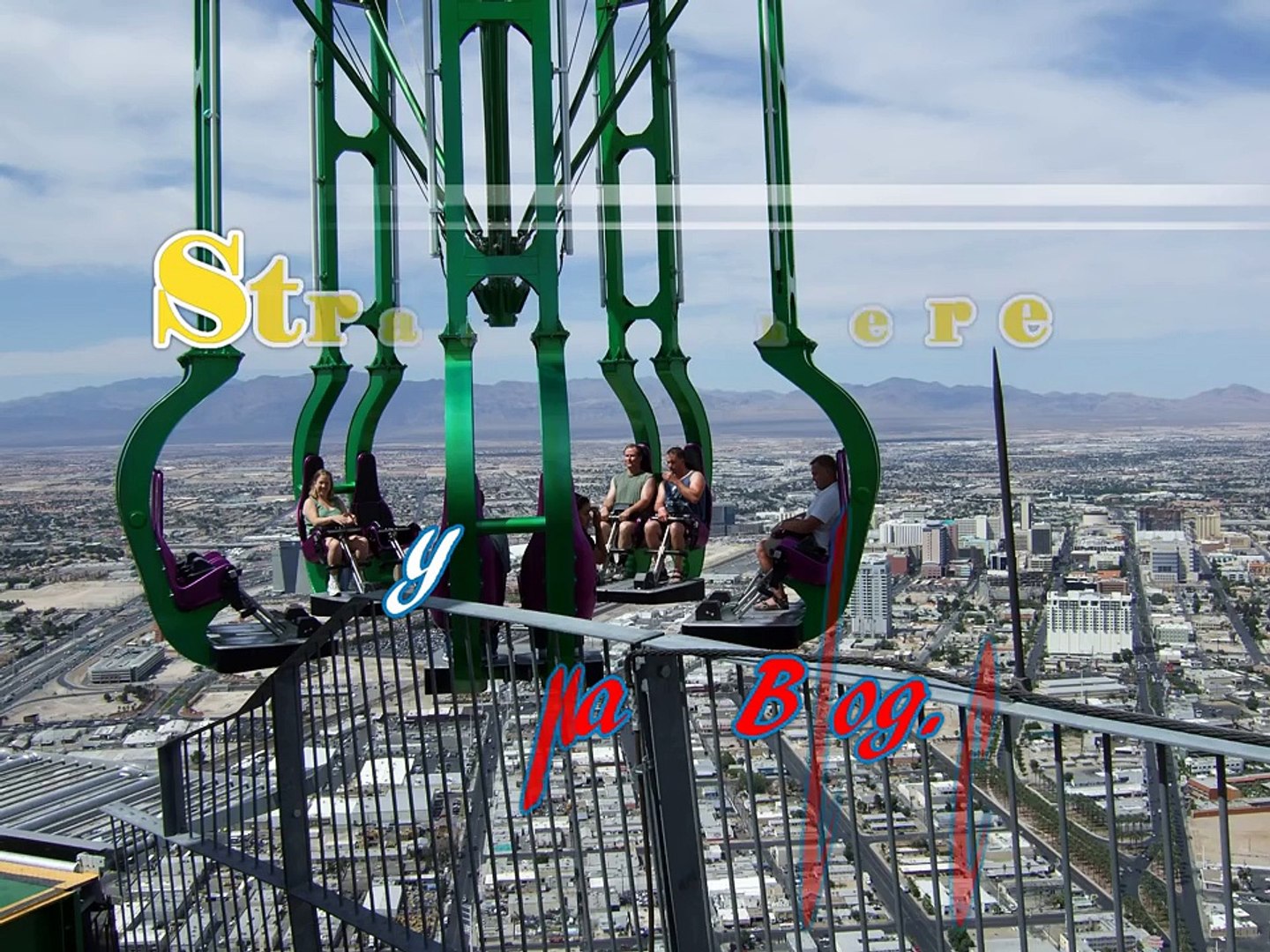 High Roller Roller Coaster POV Stratosphere Tower Las Vegas Closed 