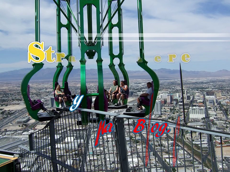 Las Vegas Crazy Stratosphere Insanity Roller Coaster Ride
