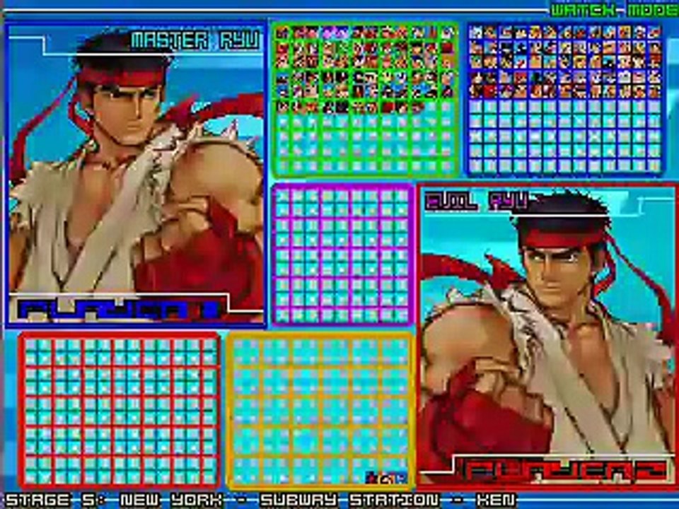MUGEN - Evil Ryu vs Master Ryu (1/2)