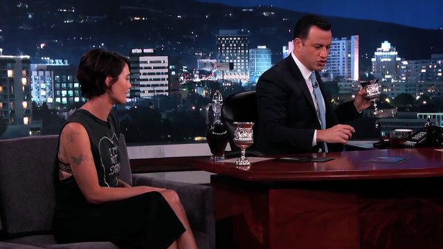 (Cersei Lannister) Lena Headey and Jimmy Kimmel Talk Game Of Thrones Style