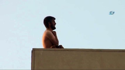 8’inci kata çıkarak intihara teşebbüs etti